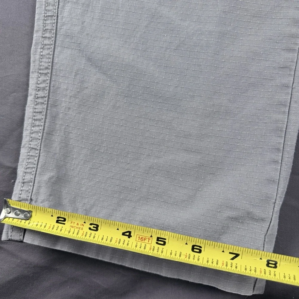 RedHead Brand Co. Men's Gray Ripstop Cotton Cargo Pants 32